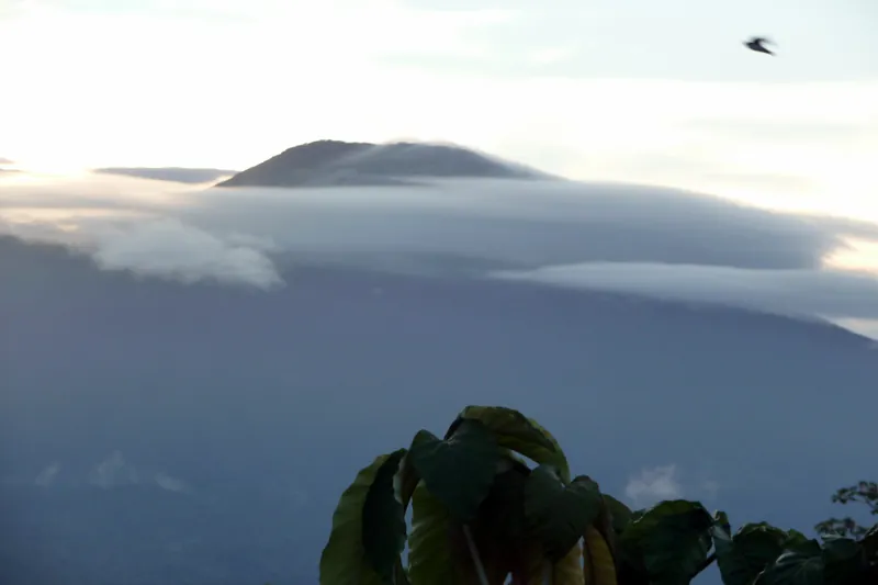 El volcán Tenorio desde Bijagua