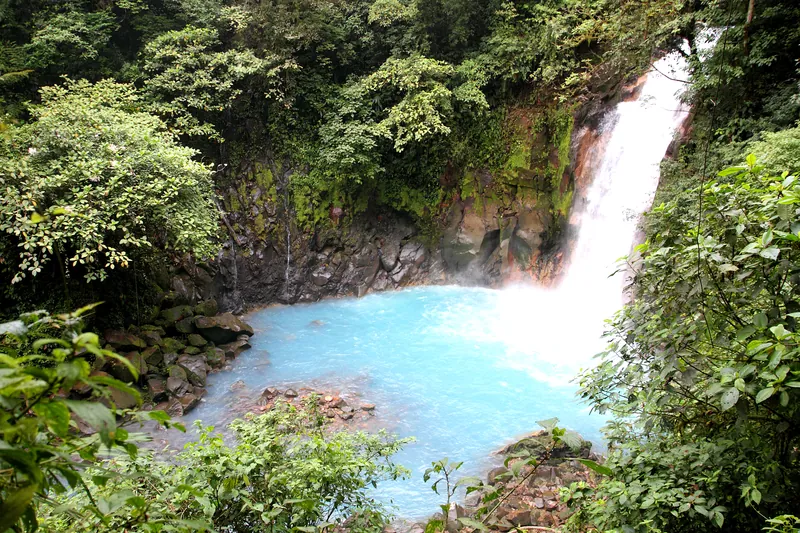 La catarata del Río Celeste