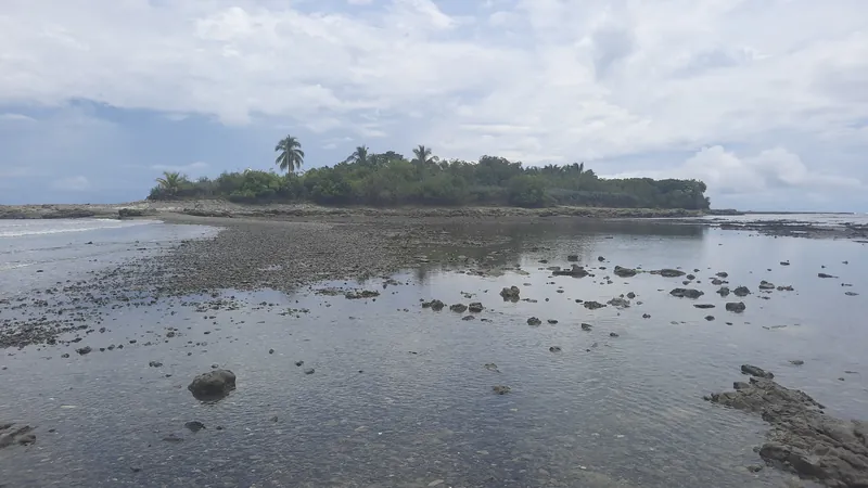 Cabuya Island at low tide