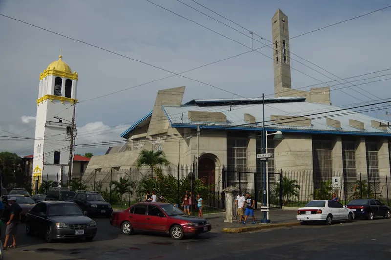 The cathedral in Limón