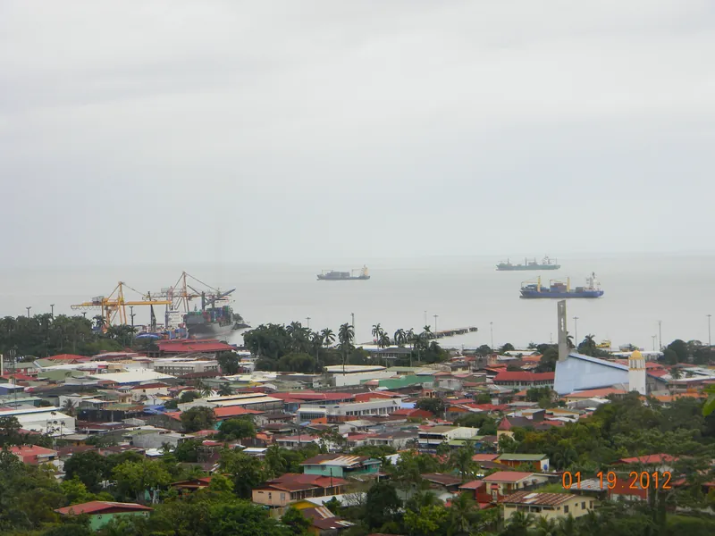 The port and city of Limón