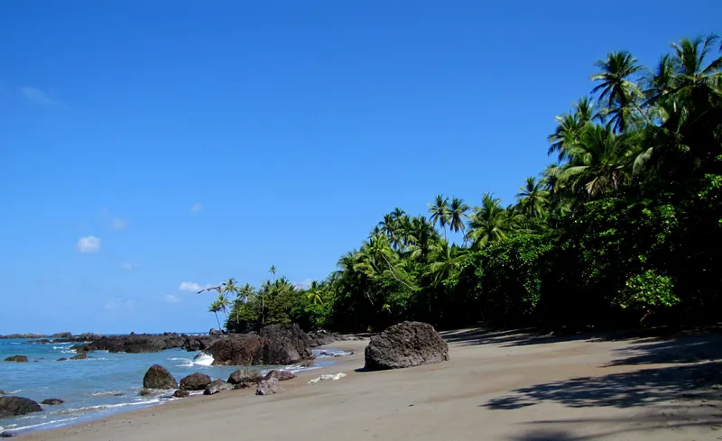 A beach in Corcovado National Park