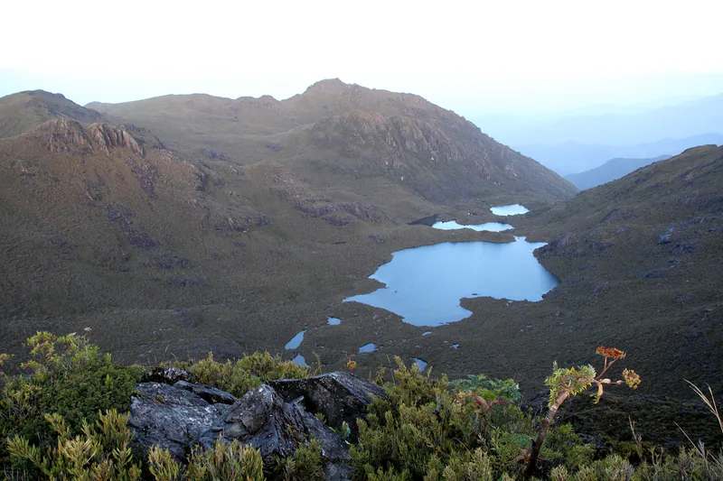 Lago Chirripó below the summit