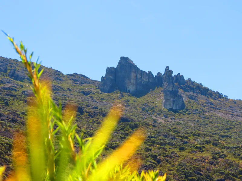 The Crestones above the páramo
