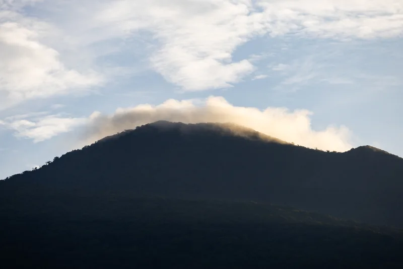 Nubes sobre el Rincón de la Vieja