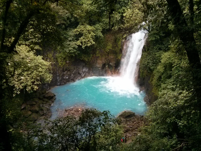 La catarata del Río Celeste