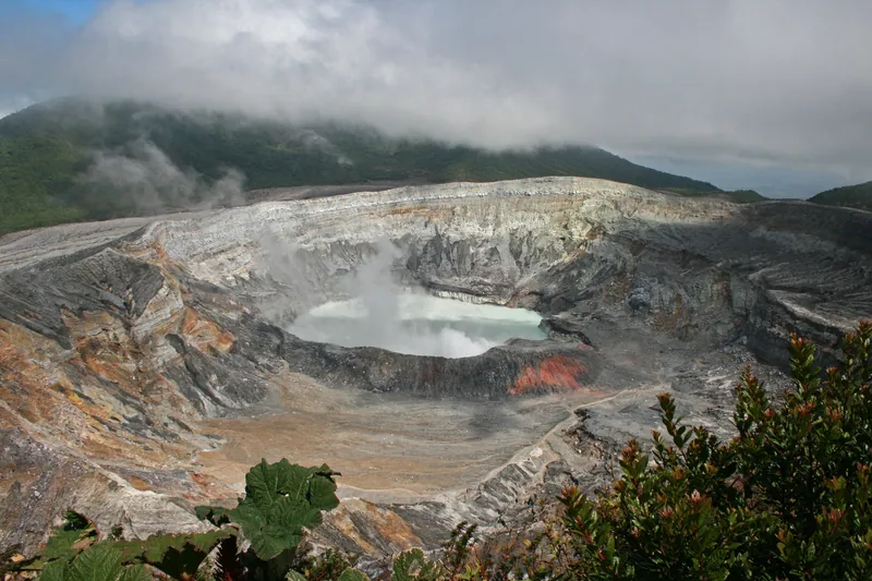 Poás Volcano crater