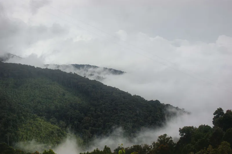 Nubes en el valle de San Gerardo